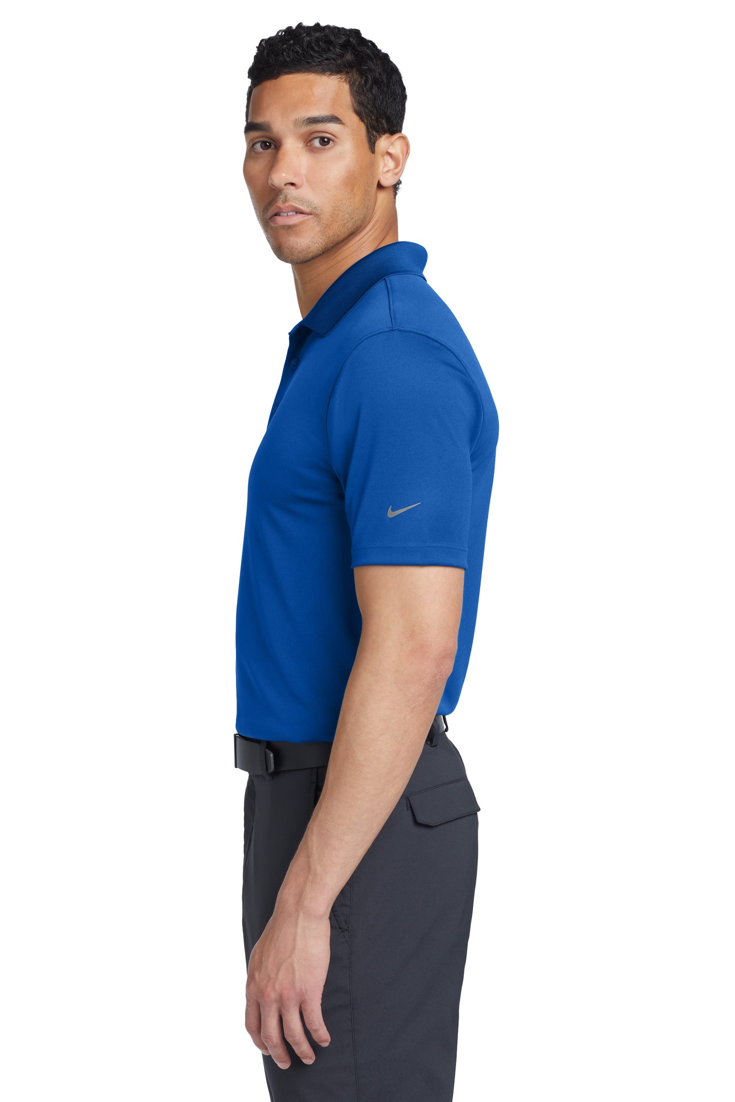 Nike Dri-FIT Classic Fit Players Polo with Flat Knit Collar