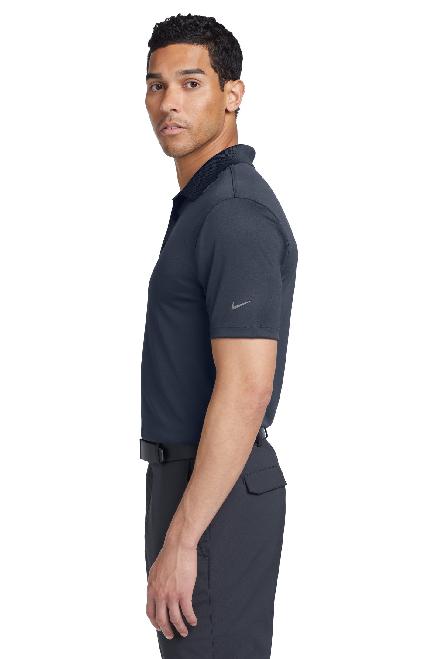 Nike Dri-FIT Classic Fit Players Polo with Flat Knit Collar