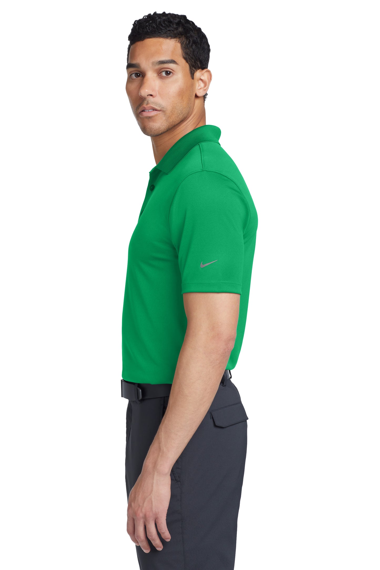 Nike Dri-FIT Classic Fit Players Polo with Flat Knit Collar