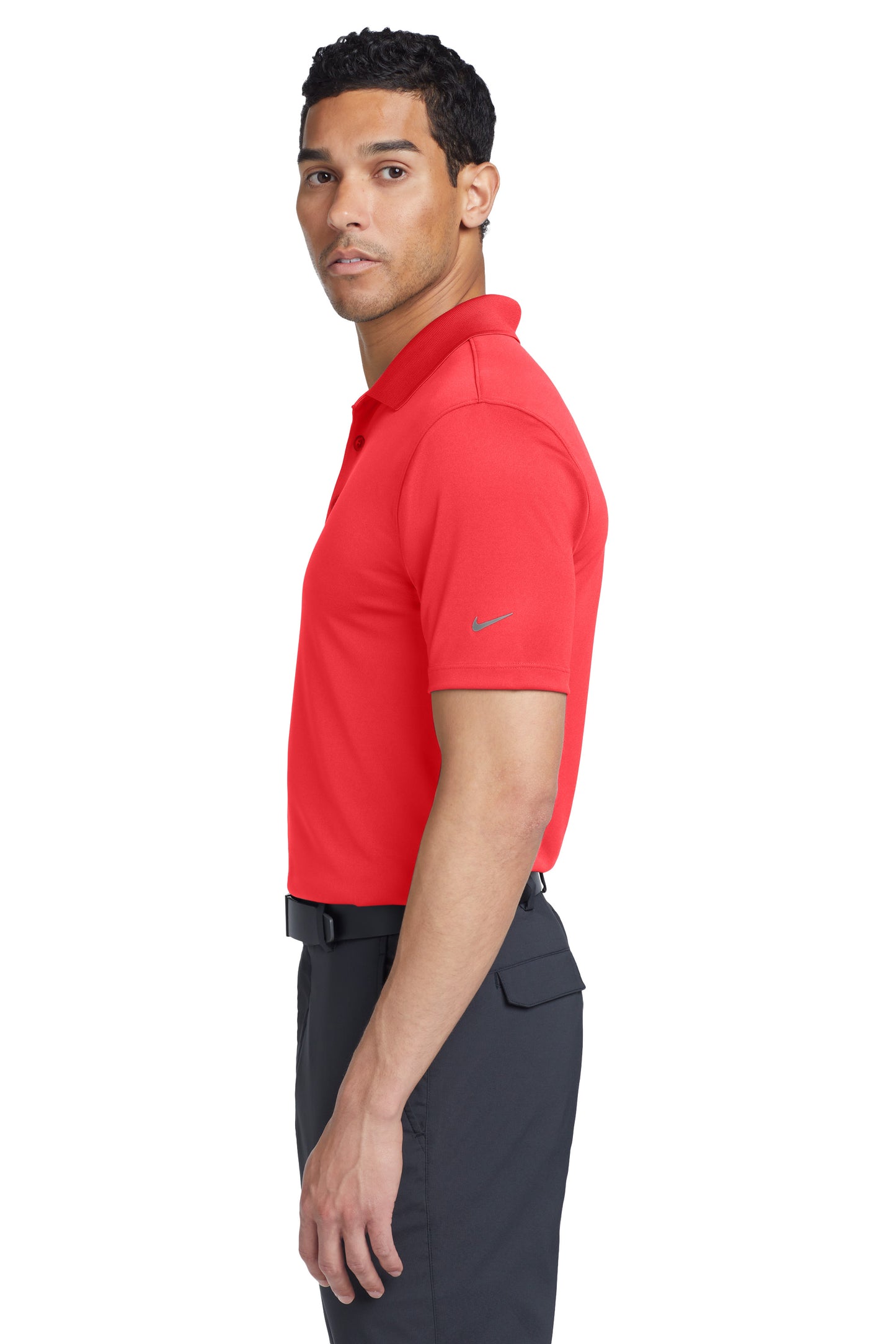 Nike Dri-FIT Classic Fit Players Polo with Flat Knit Collar