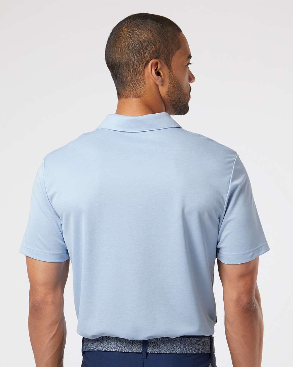 Adidas - Heathered Colorblocked 3-Stripes Polo - A508