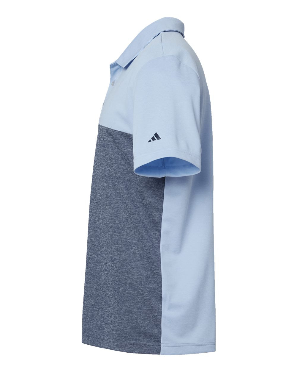 Adidas - Heathered Colorblocked 3-Stripes Polo - A508
