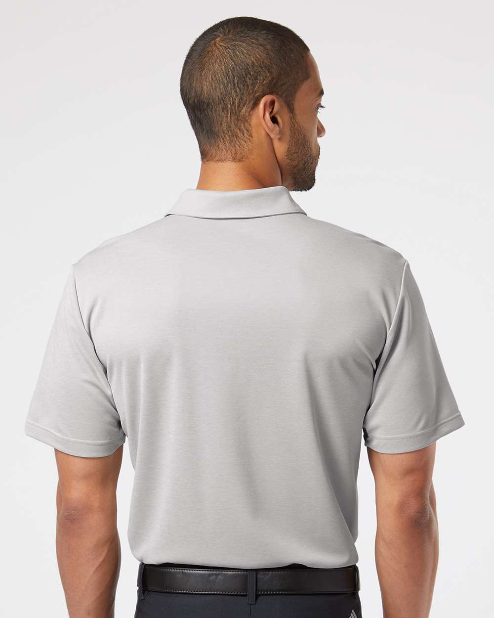 Adidas - Heathered Colorblocked 3-Stripes Polo - A508
