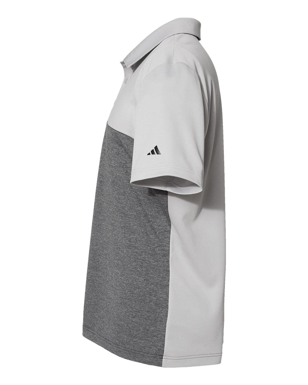 Adidas - Heathered Colorblocked 3-Stripes Polo - A508