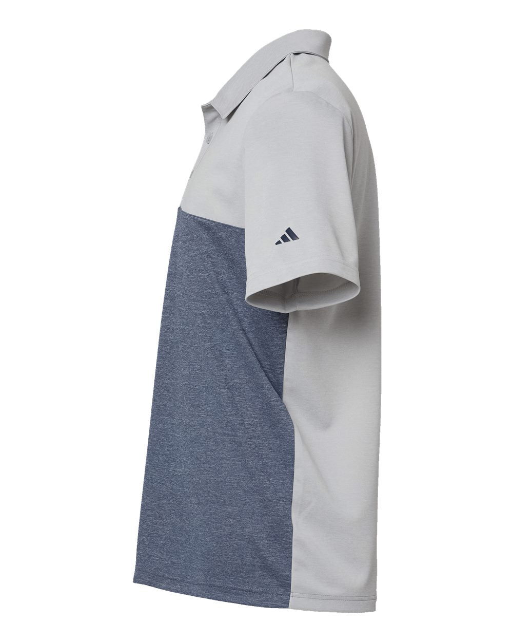 Adidas - Heathered Colorblocked 3-Stripes Polo - A508