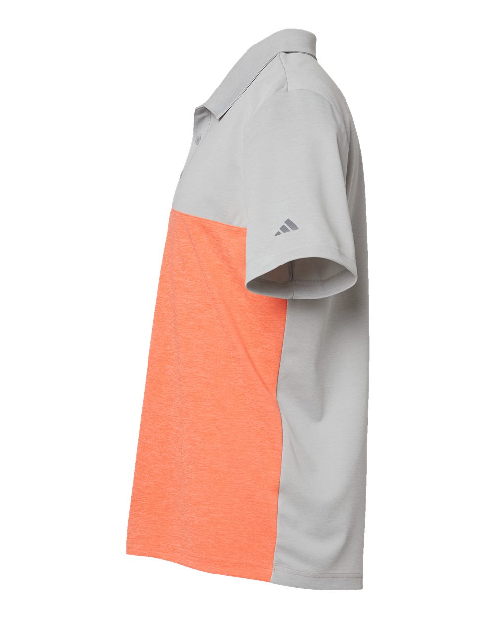 Adidas - Heathered Colorblocked 3-Stripes Polo - A508