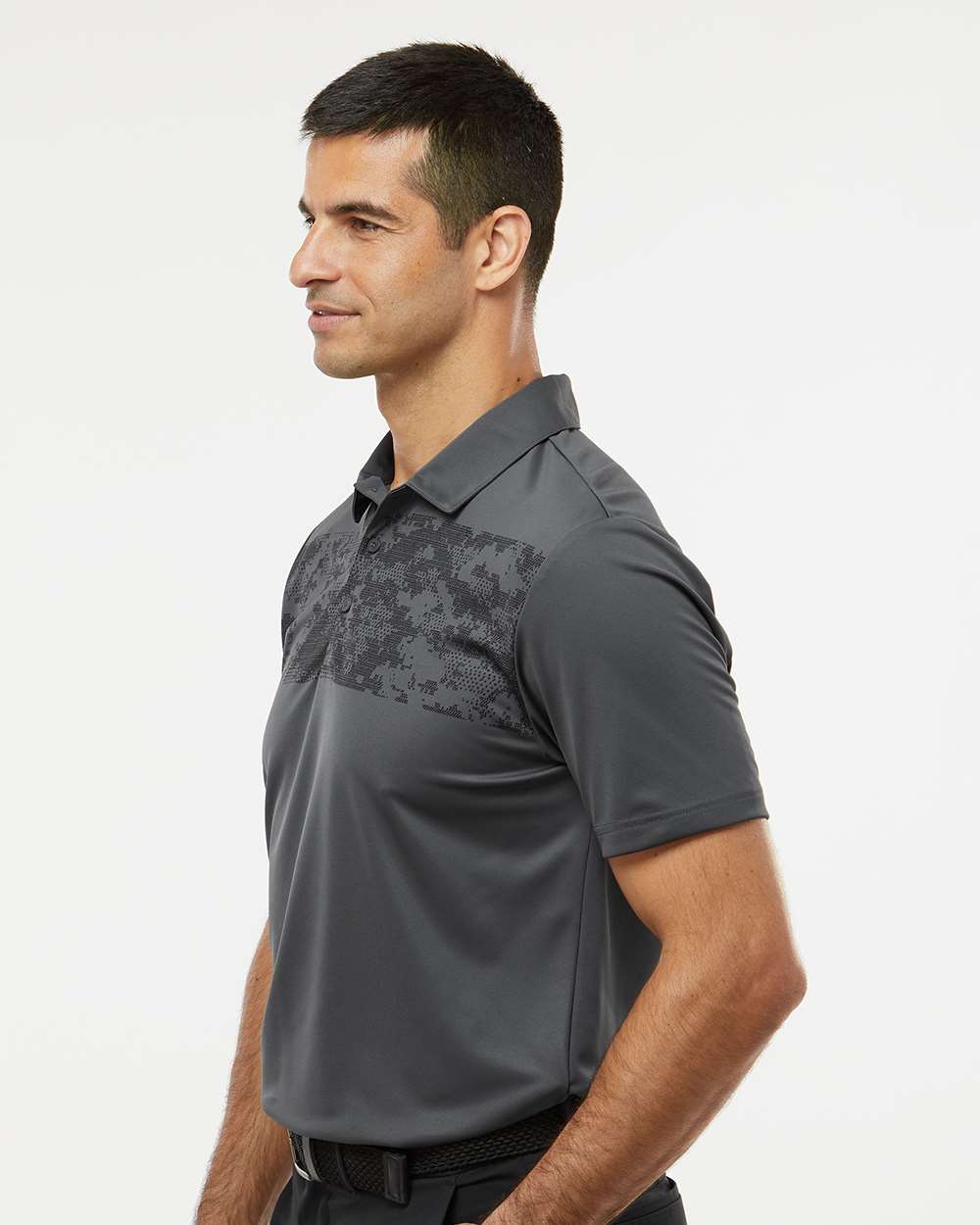 Adidas - Camo Chest Print Polo - A585