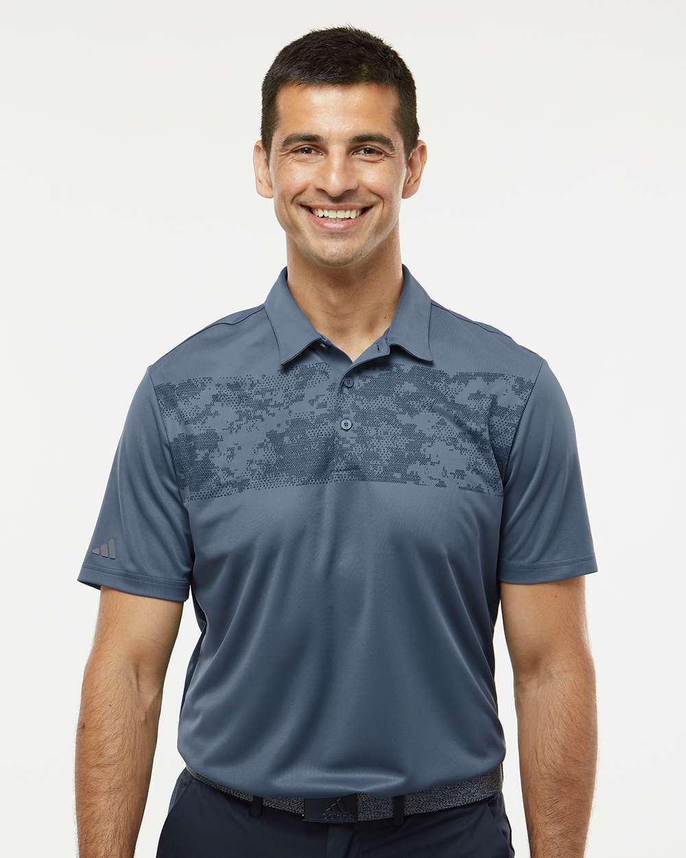 Adidas - Camo Chest Print Polo - A585