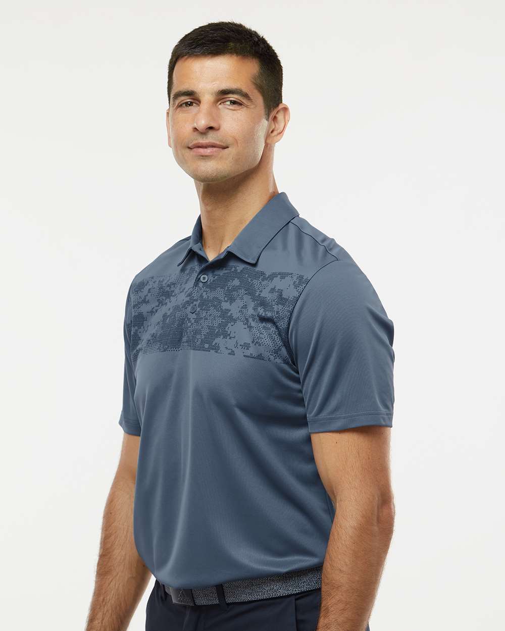 Adidas - Camo Chest Print Polo - A585