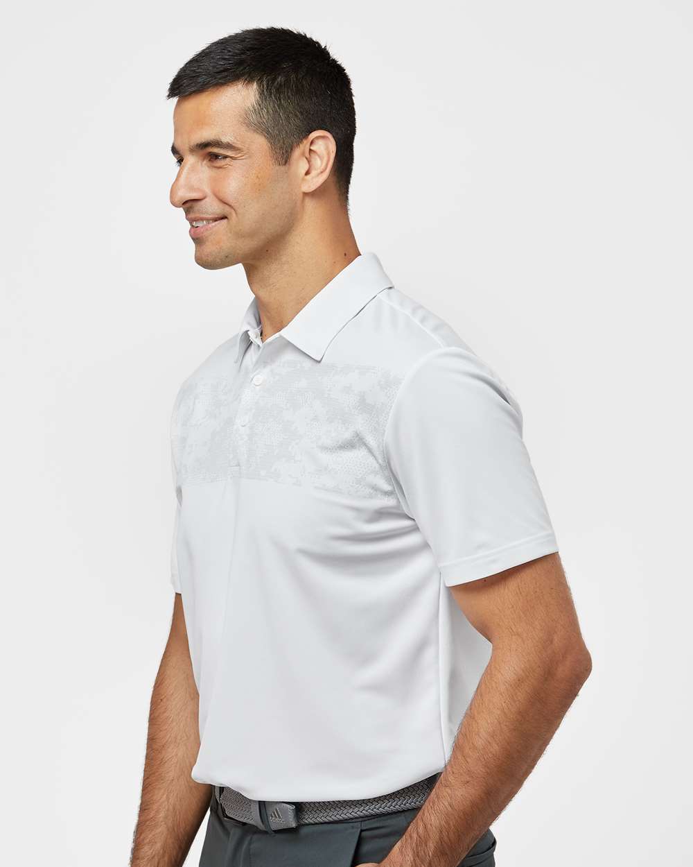 Adidas - Camo Chest Print Polo - A585