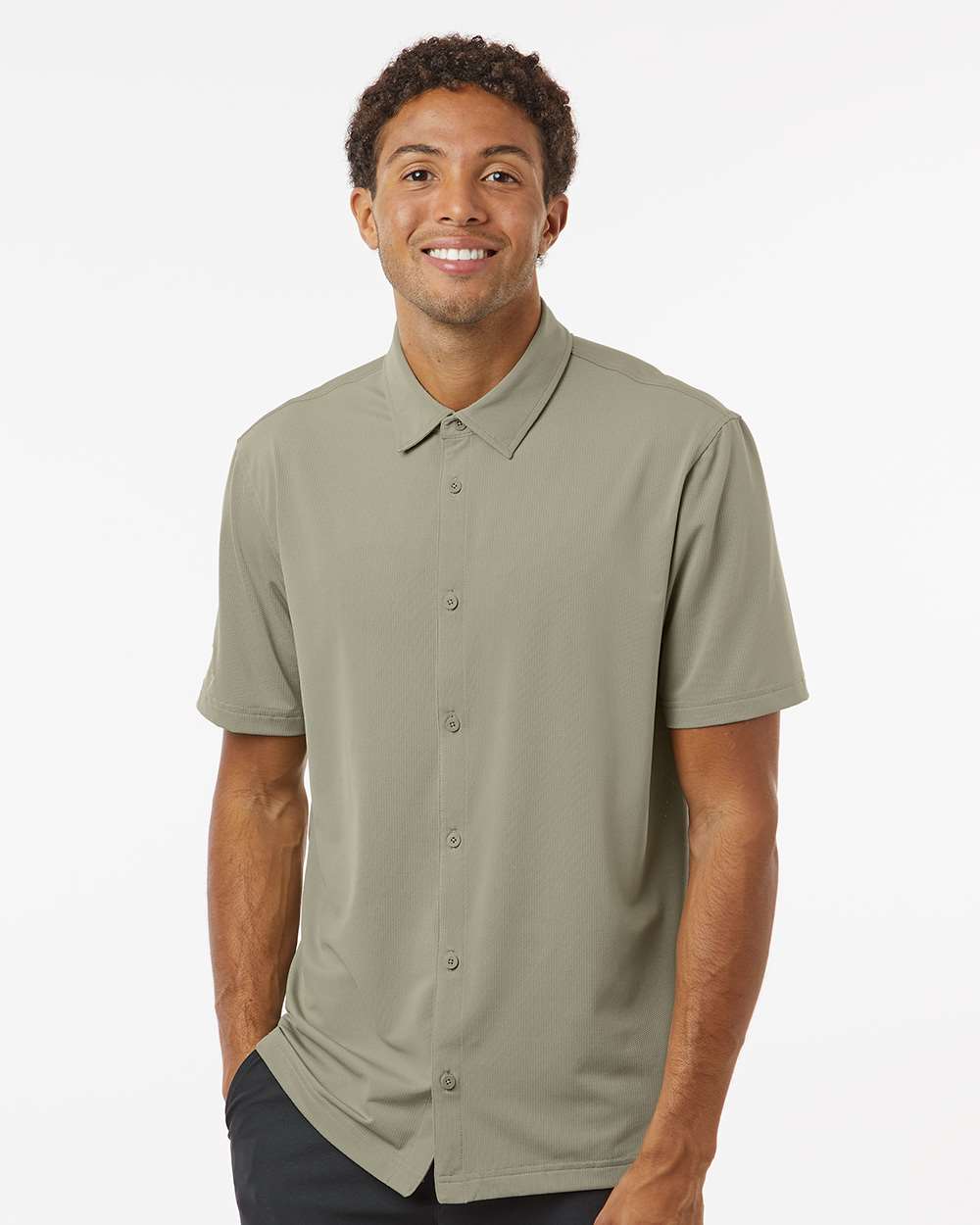 Adidas - Button Down Short Sleeve Shirt - A595