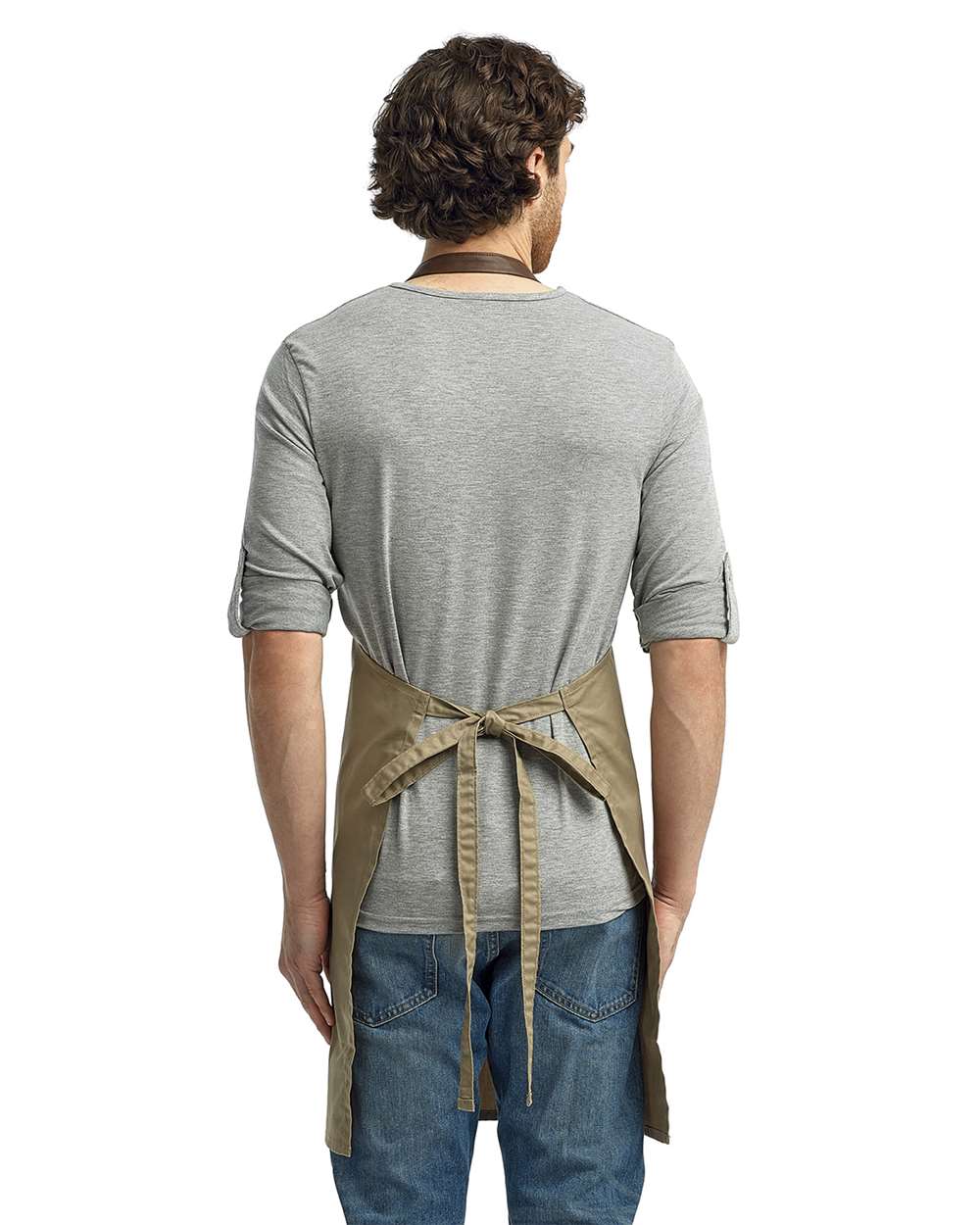 Artisan Collection by Reprime Espresso Bib Apron with Pocket - RP123