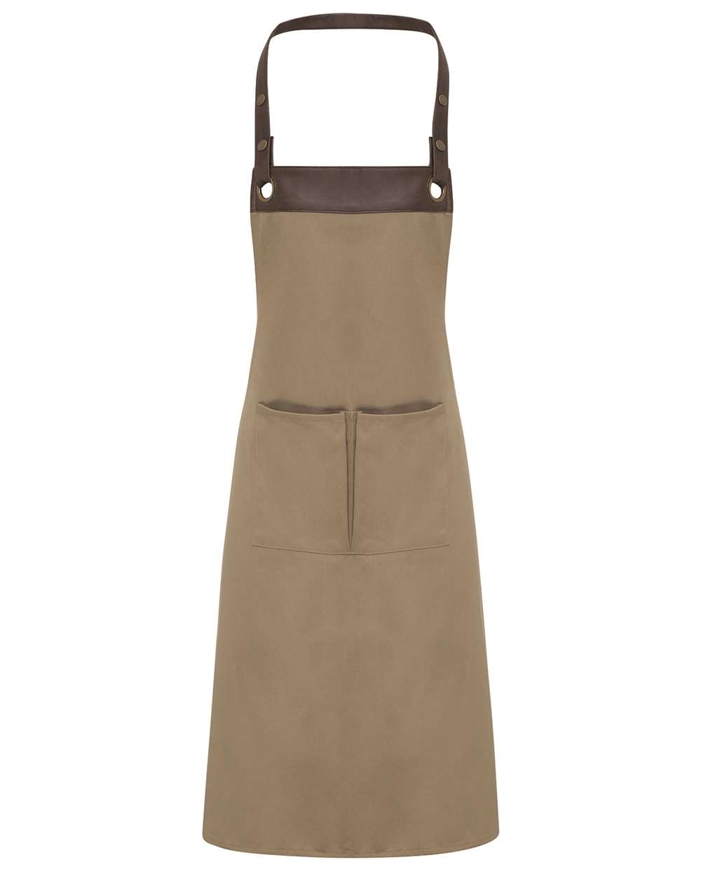 Artisan Collection by Reprime Espresso Bib Apron with Pocket - RP123