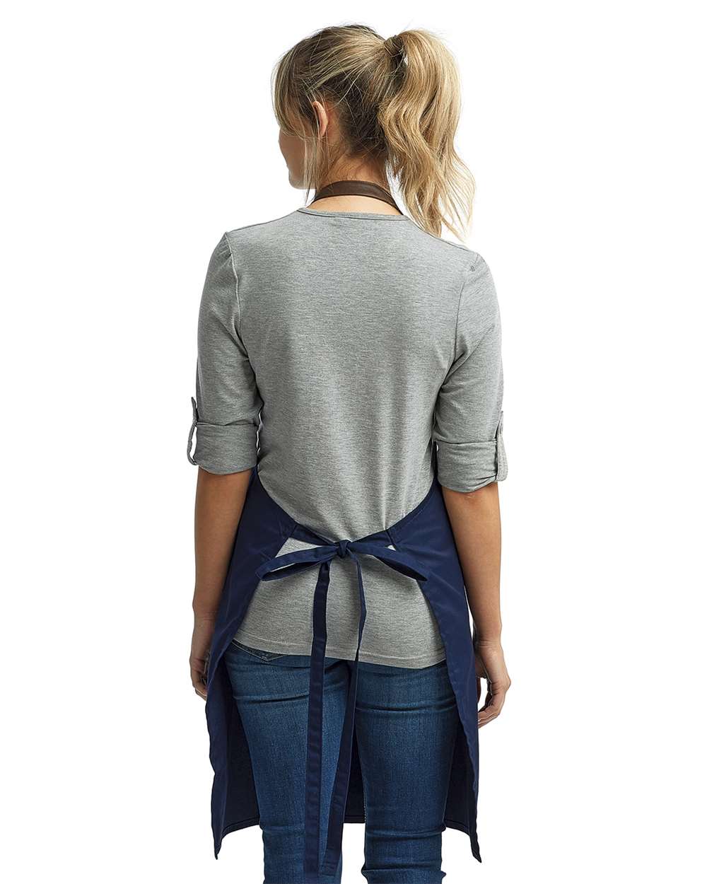Artisan Collection by Reprime Espresso Bib Apron with Pocket - RP123
