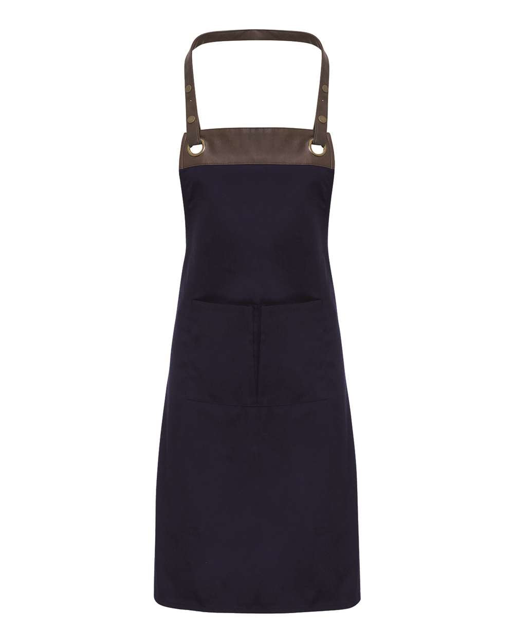 Artisan Collection by Reprime Espresso Bib Apron with Pocket - RP123