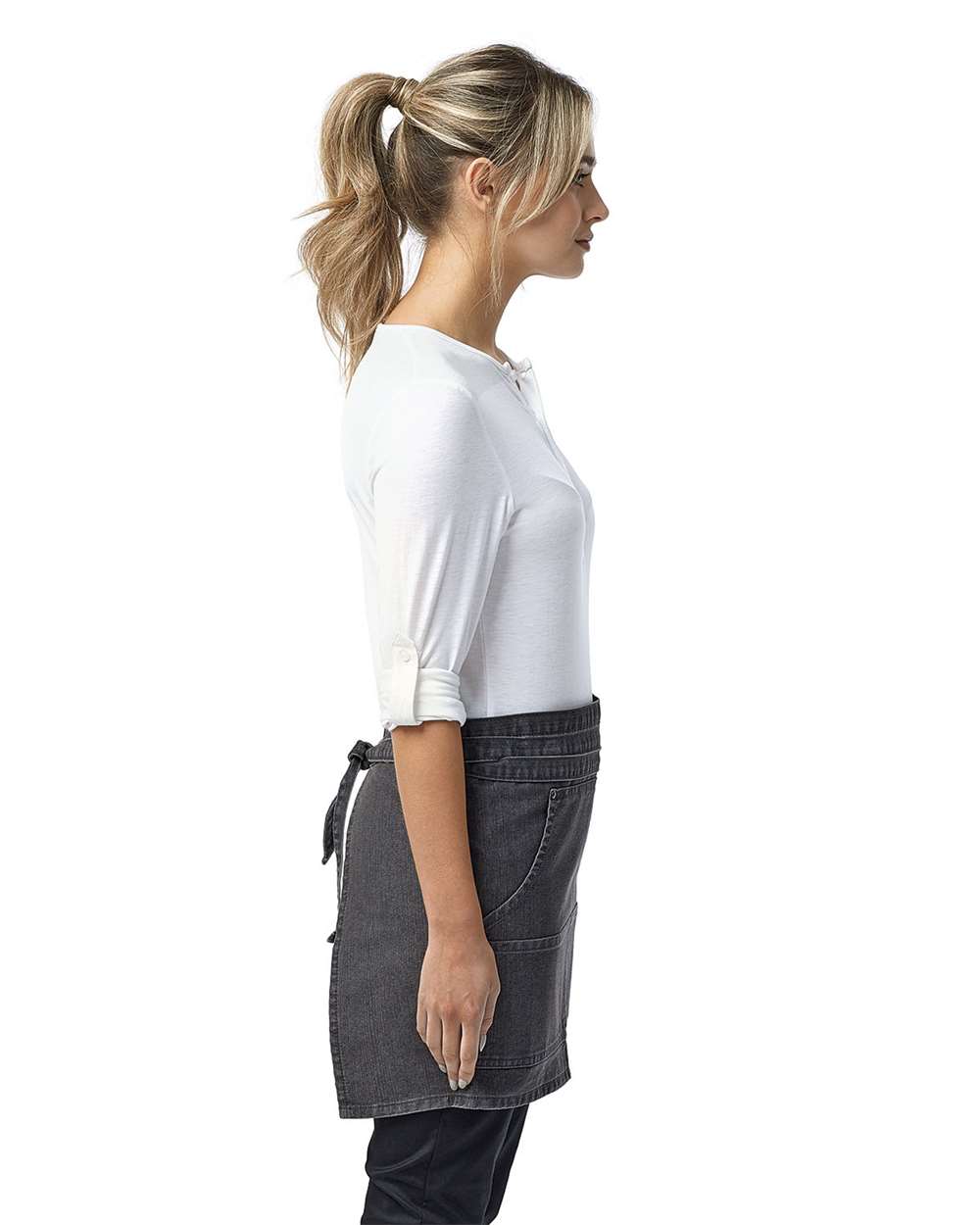Artisan Collection by Reprime Four-Pocket Jeans Stitch Denim Waist Apron - RP125