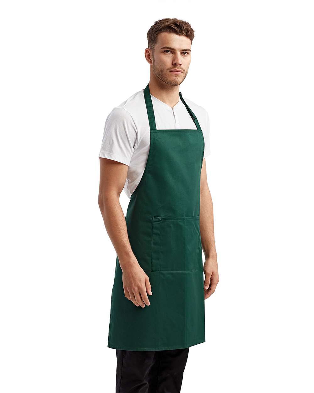 Artisan Collection by Reprime Recycled Bib Apron with Pocket - RP154