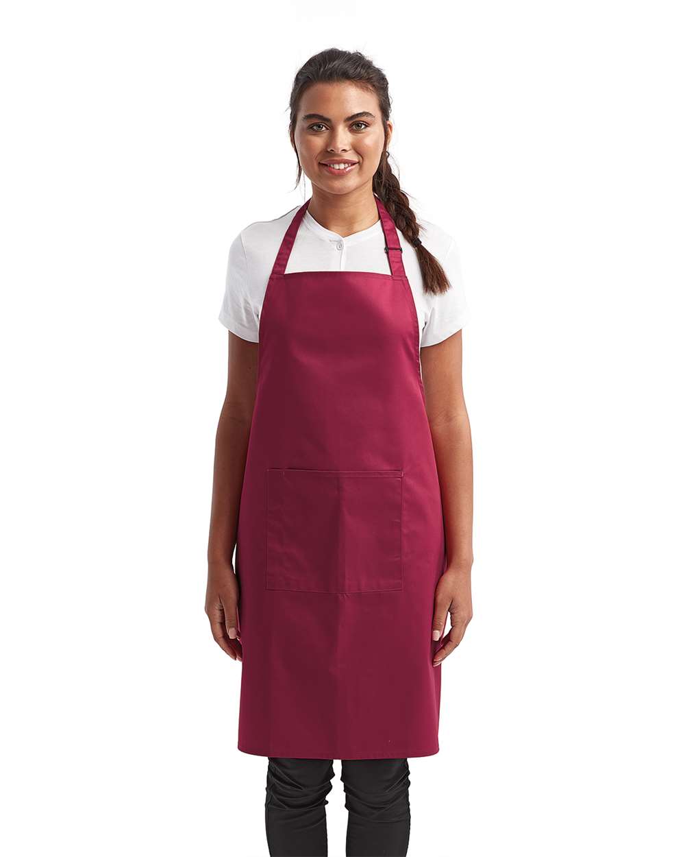 Artisan Collection by Reprime Recycled Bib Apron with Pocket - RP154