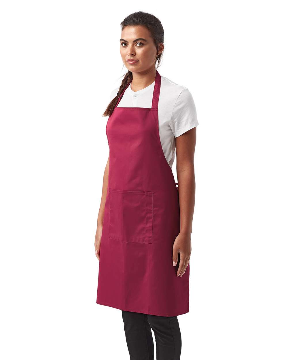 Artisan Collection by Reprime Recycled Bib Apron with Pocket - RP154