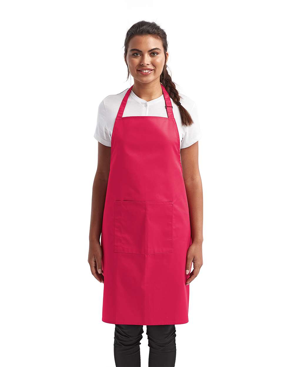 Artisan Collection by Reprime Recycled Bib Apron with Pocket - RP154