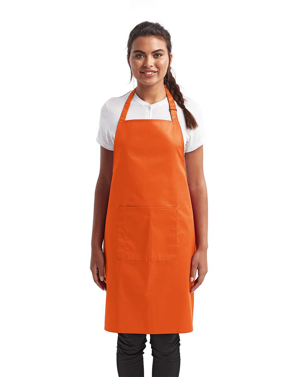 Artisan Collection by Reprime Recycled Bib Apron with Pocket - RP154