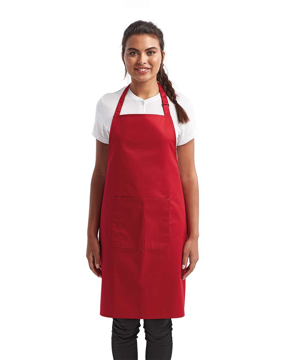 Artisan Collection by Reprime Recycled Bib Apron with Pocket - RP154