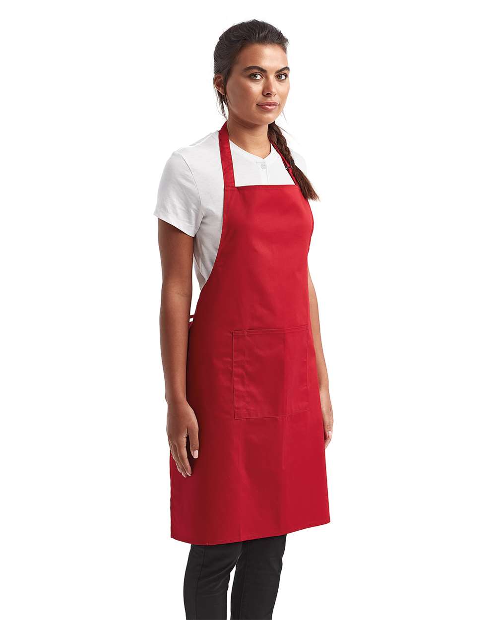 Artisan Collection by Reprime Recycled Bib Apron with Pocket - RP154