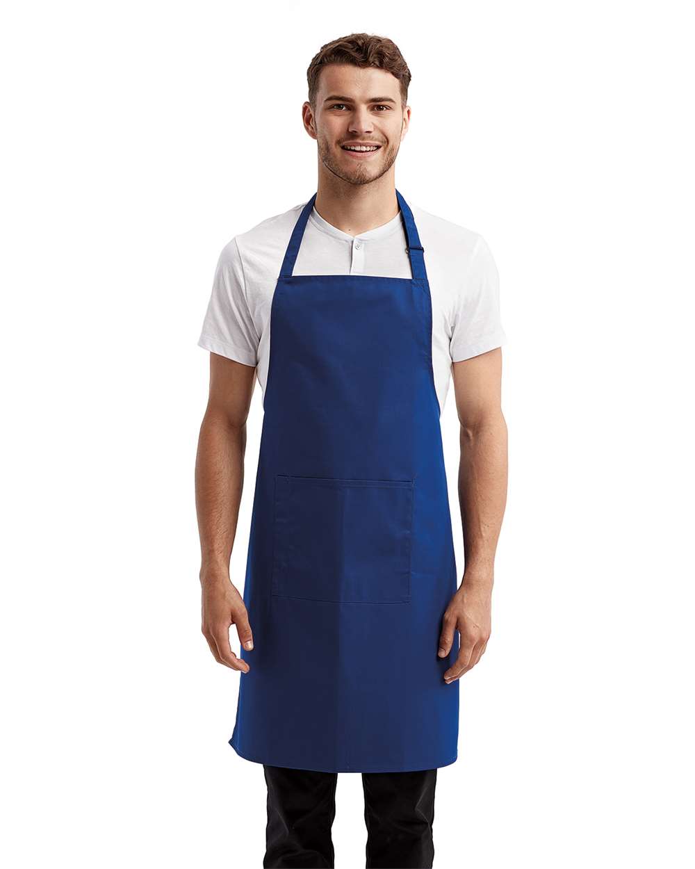 Artisan Collection by Reprime Recycled Bib Apron with Pocket - RP154