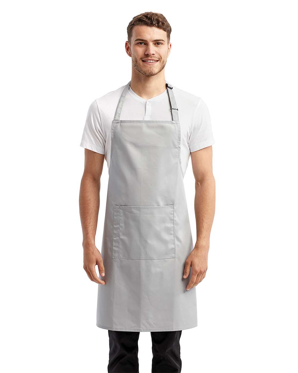 Artisan Collection by Reprime Recycled Bib Apron with Pocket - RP154