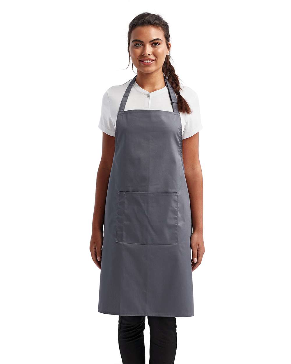 Artisan Collection by Reprime Recycled Bib Apron with Pocket - RP154