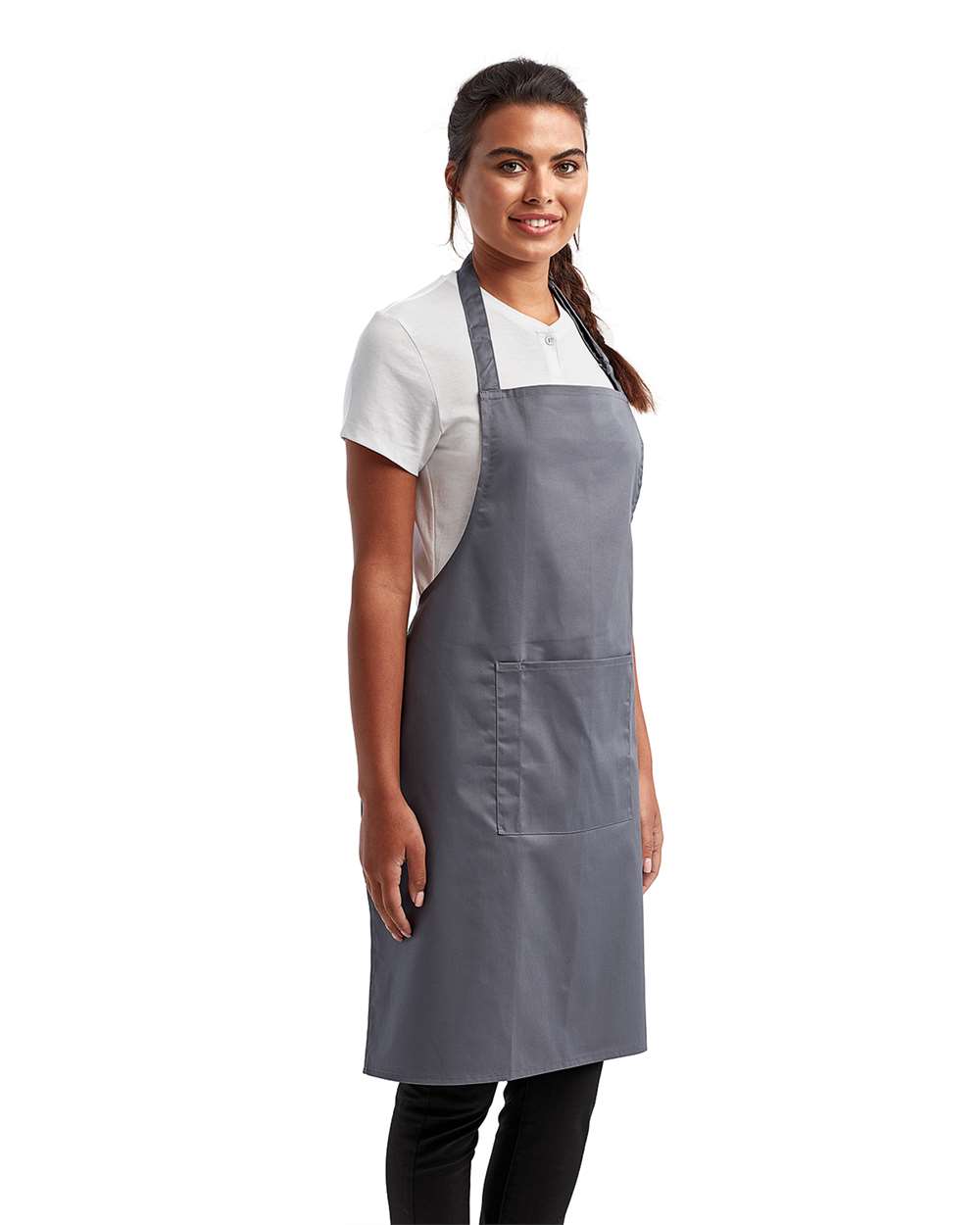 Artisan Collection by Reprime Recycled Bib Apron with Pocket - RP154