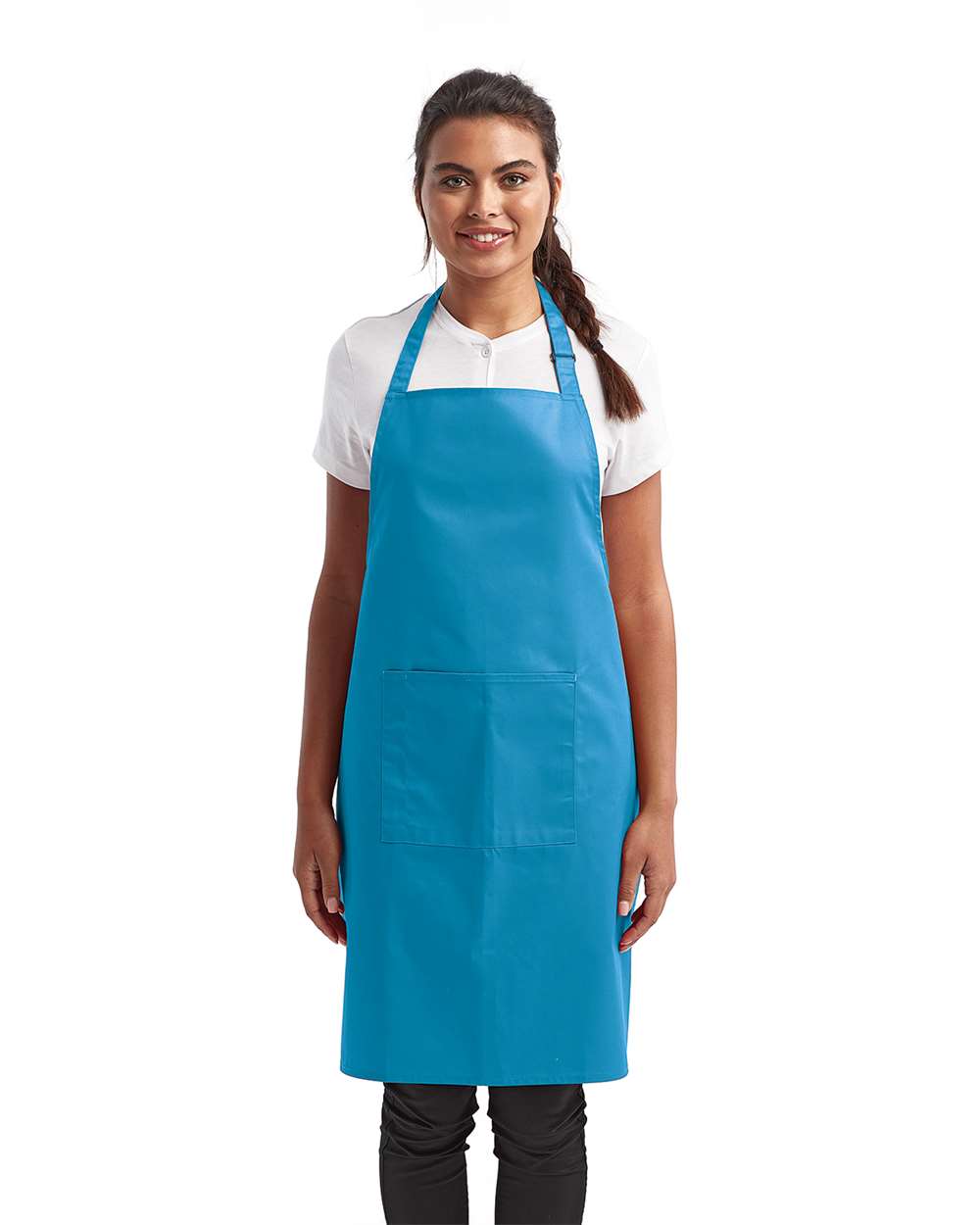 Artisan Collection by Reprime Recycled Bib Apron with Pocket - RP154