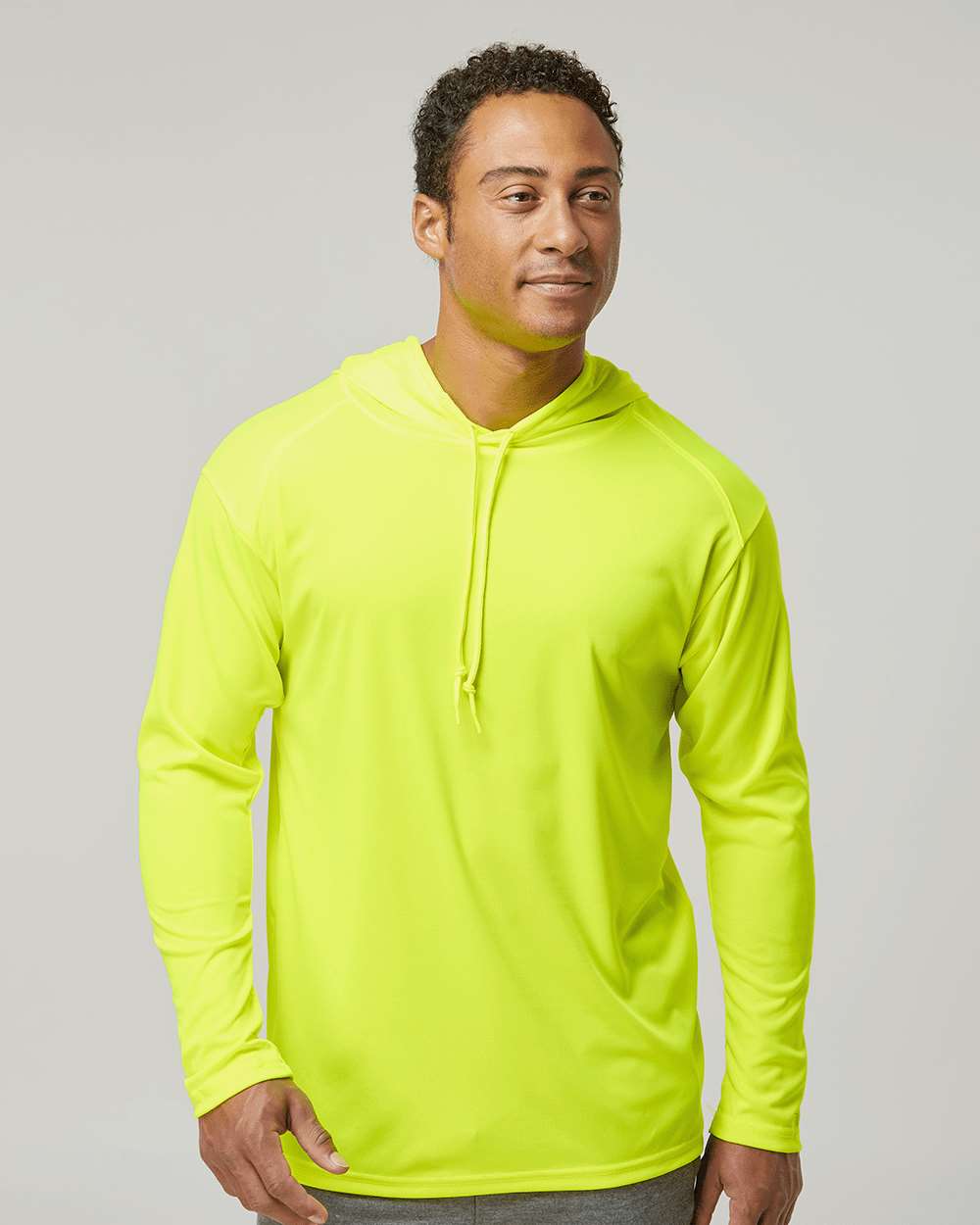 Badger - B-Core Hooded Long Sleeve T-Shirt - 4105
