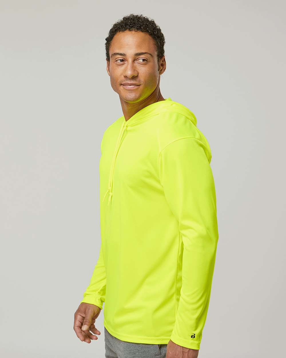 Badger - B-Core Hooded Long Sleeve T-Shirt - 4105
