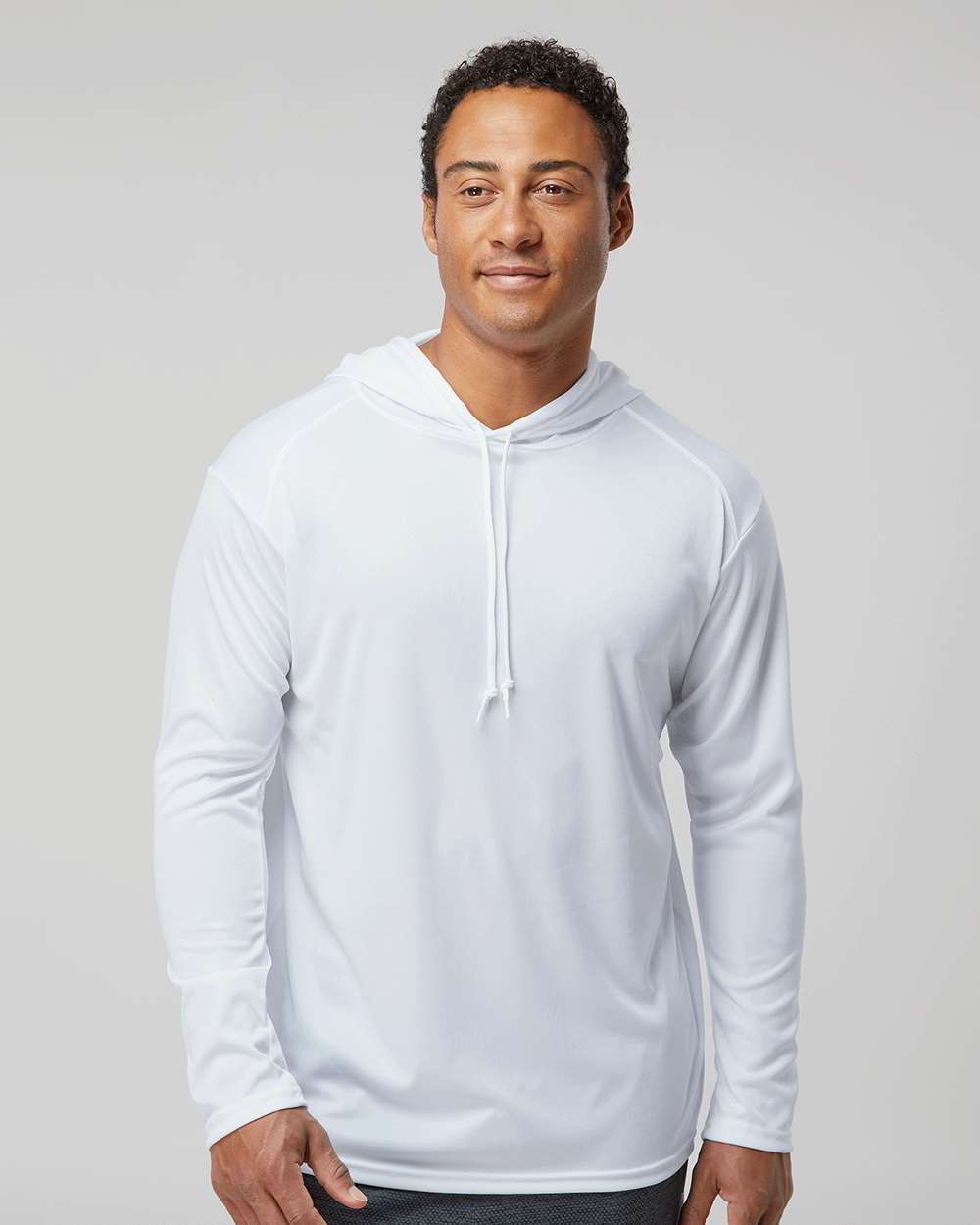 Badger - B-Core Hooded Long Sleeve T-Shirt - 4105