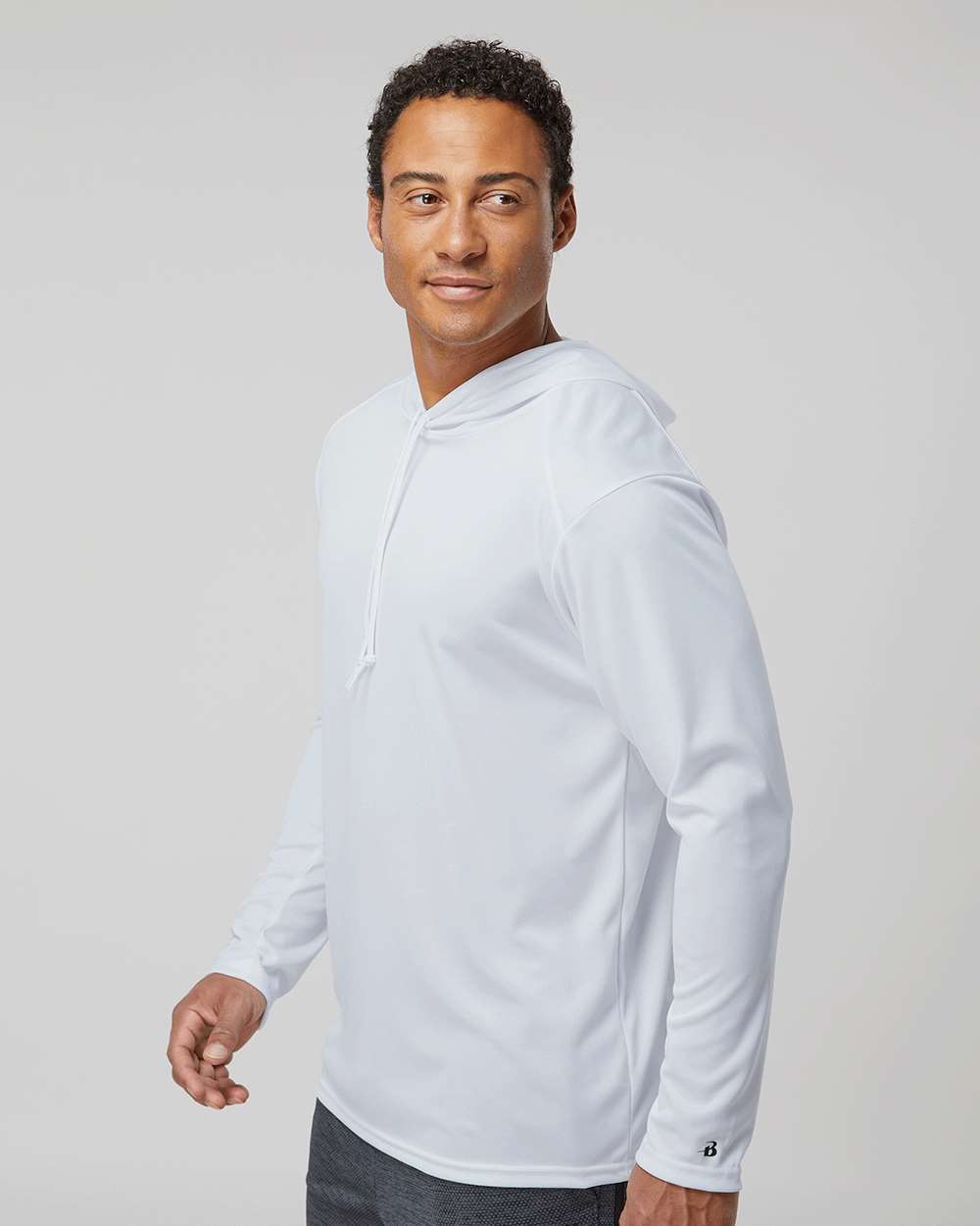 Badger - B-Core Hooded Long Sleeve T-Shirt - 4105