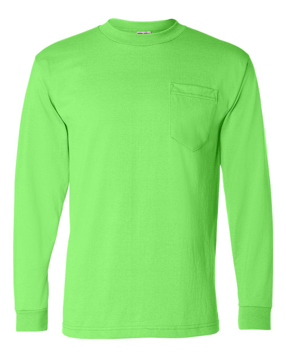 Bayside - USA-Made 50/50 Long Sleeve Pocket T-Shirt - 1730