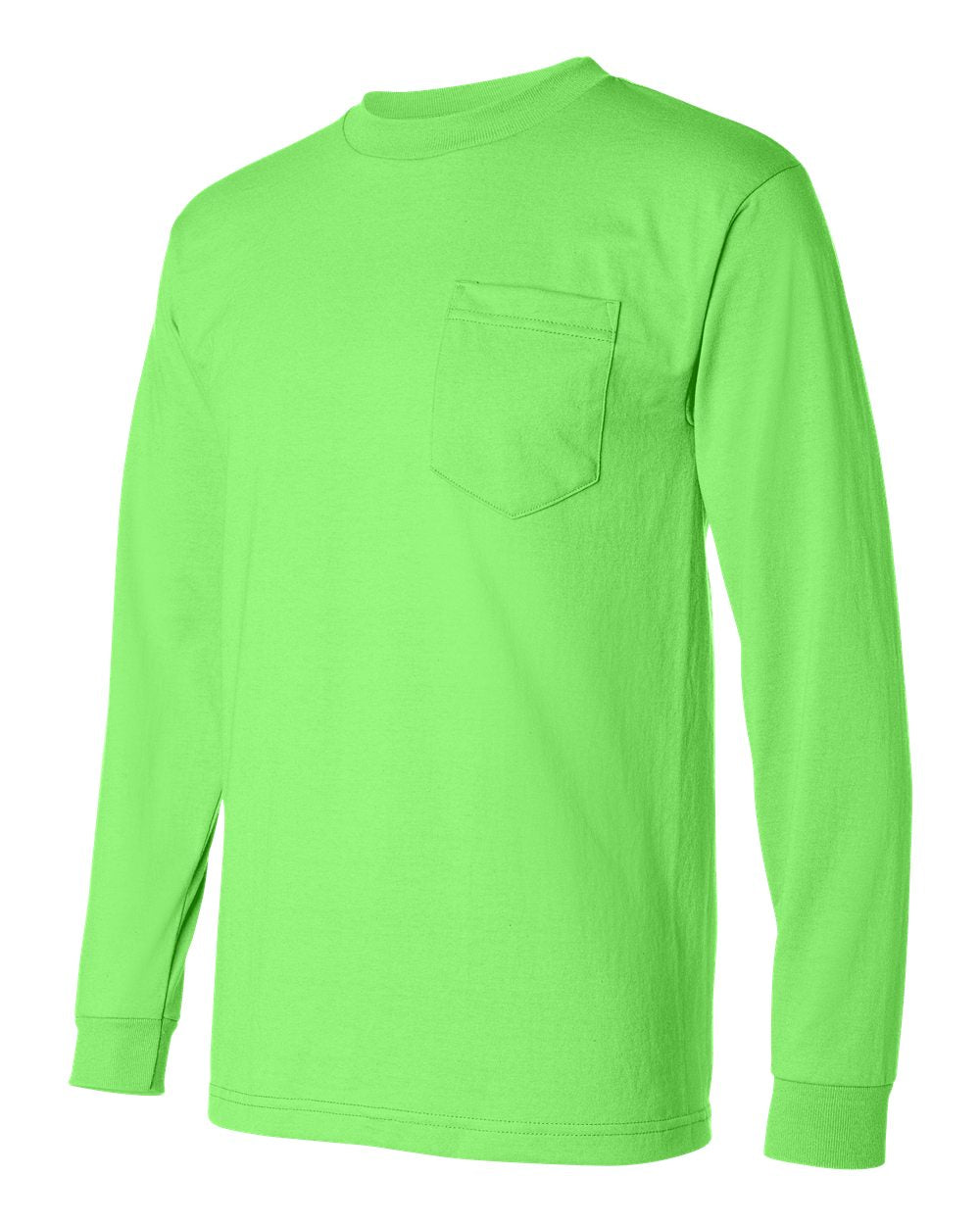 Bayside - USA-Made 50/50 Long Sleeve Pocket T-Shirt - 1730