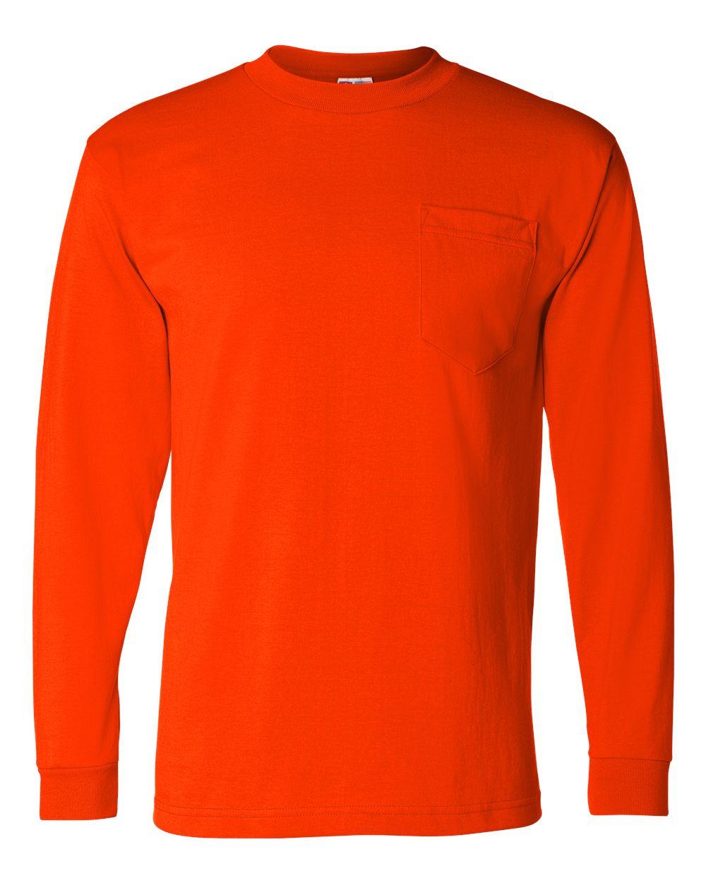 Bayside - USA-Made 50/50 Long Sleeve Pocket T-Shirt - 1730