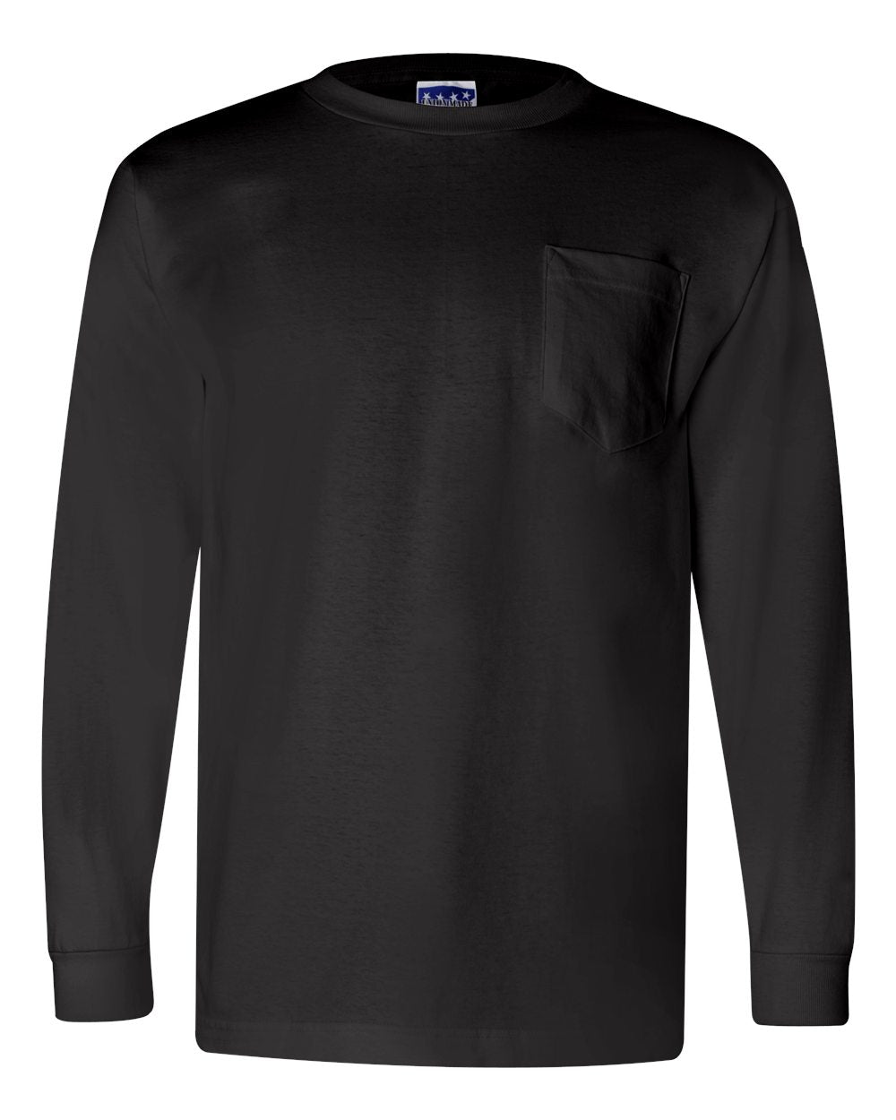 Bayside - Union-Made Long Sleeve Pocket T-Shirt - 3055