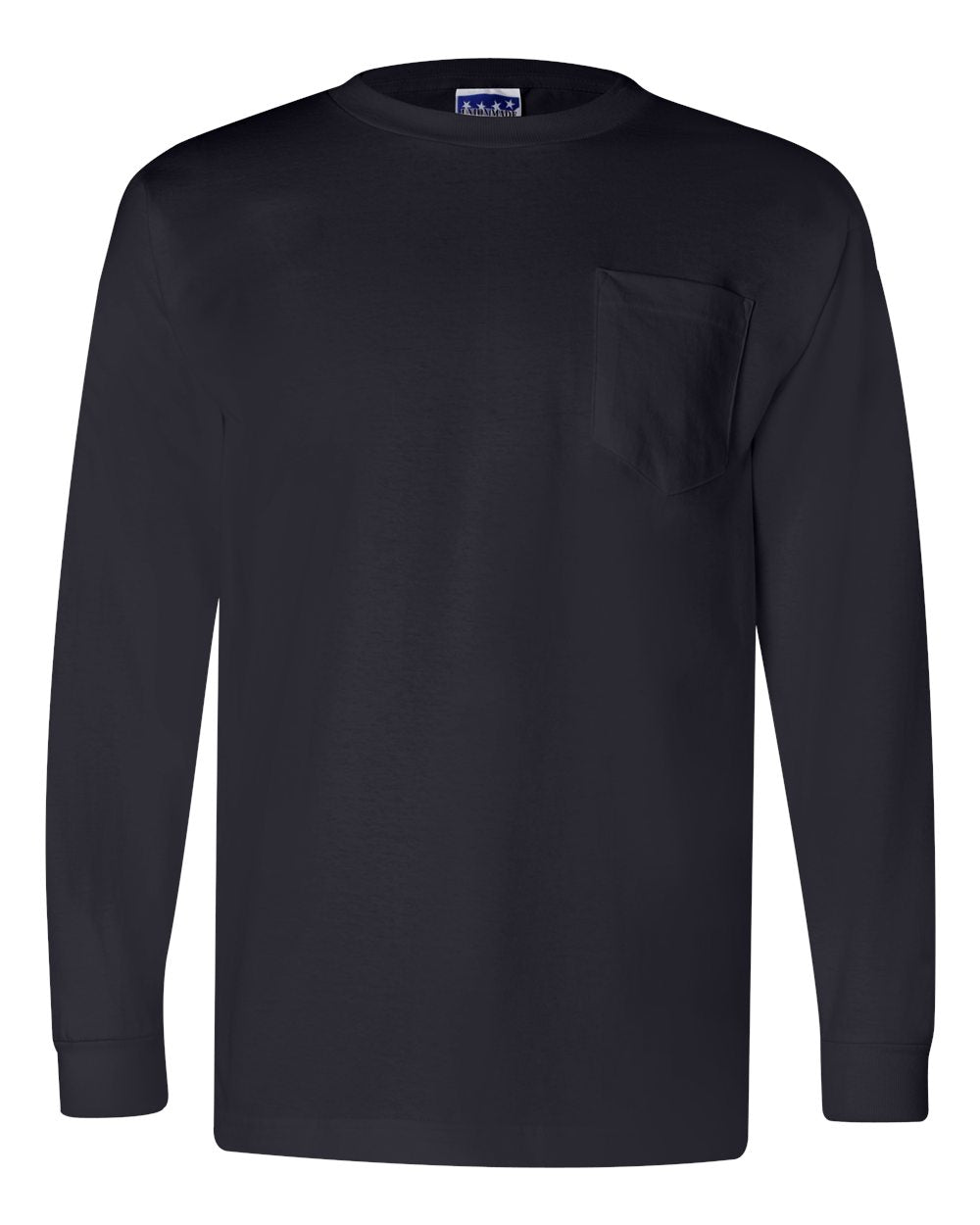 Bayside - Union-Made Long Sleeve Pocket T-Shirt - 3055