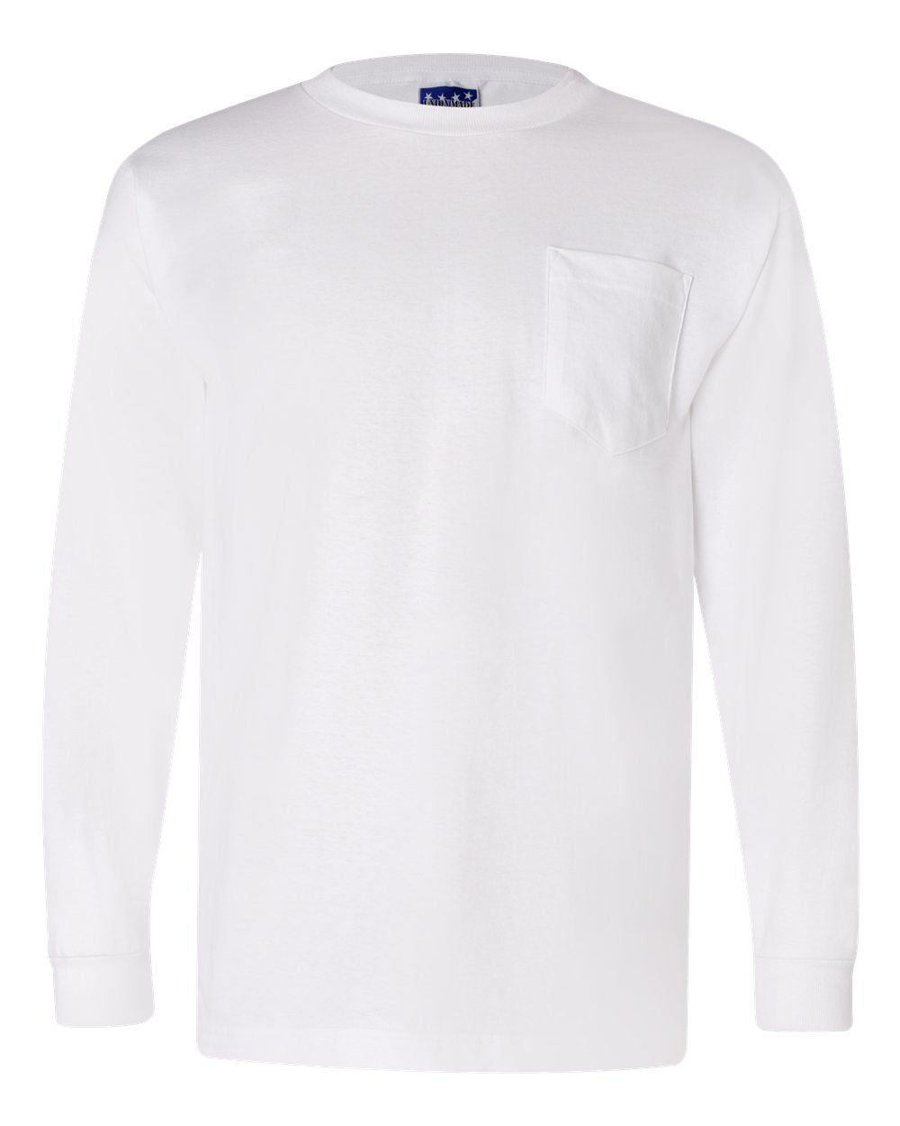 Bayside - Union-Made Long Sleeve Pocket T-Shirt - 3055