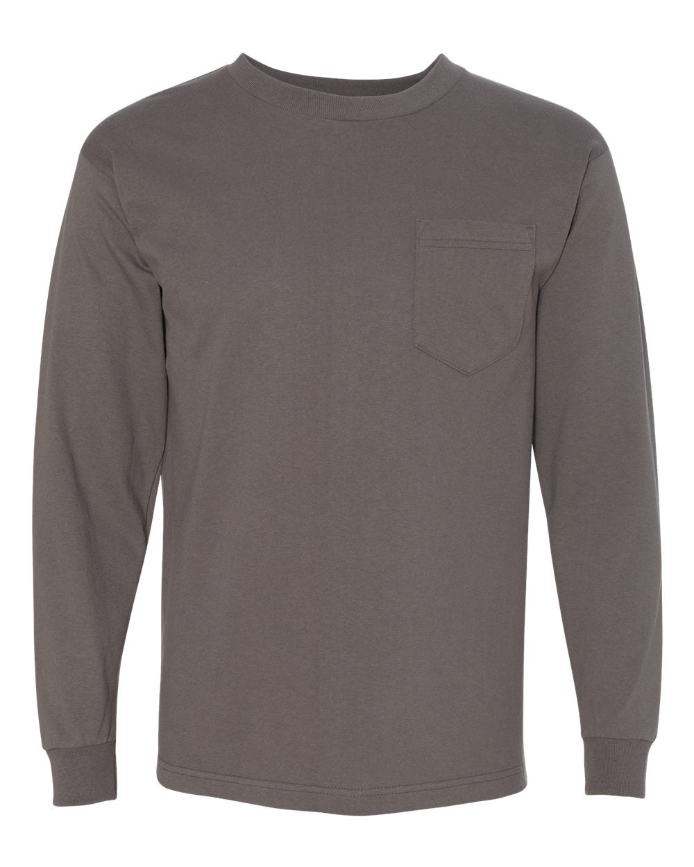 Bayside - USA-Made Long Sleeve Pocket T-Shirt - 8100