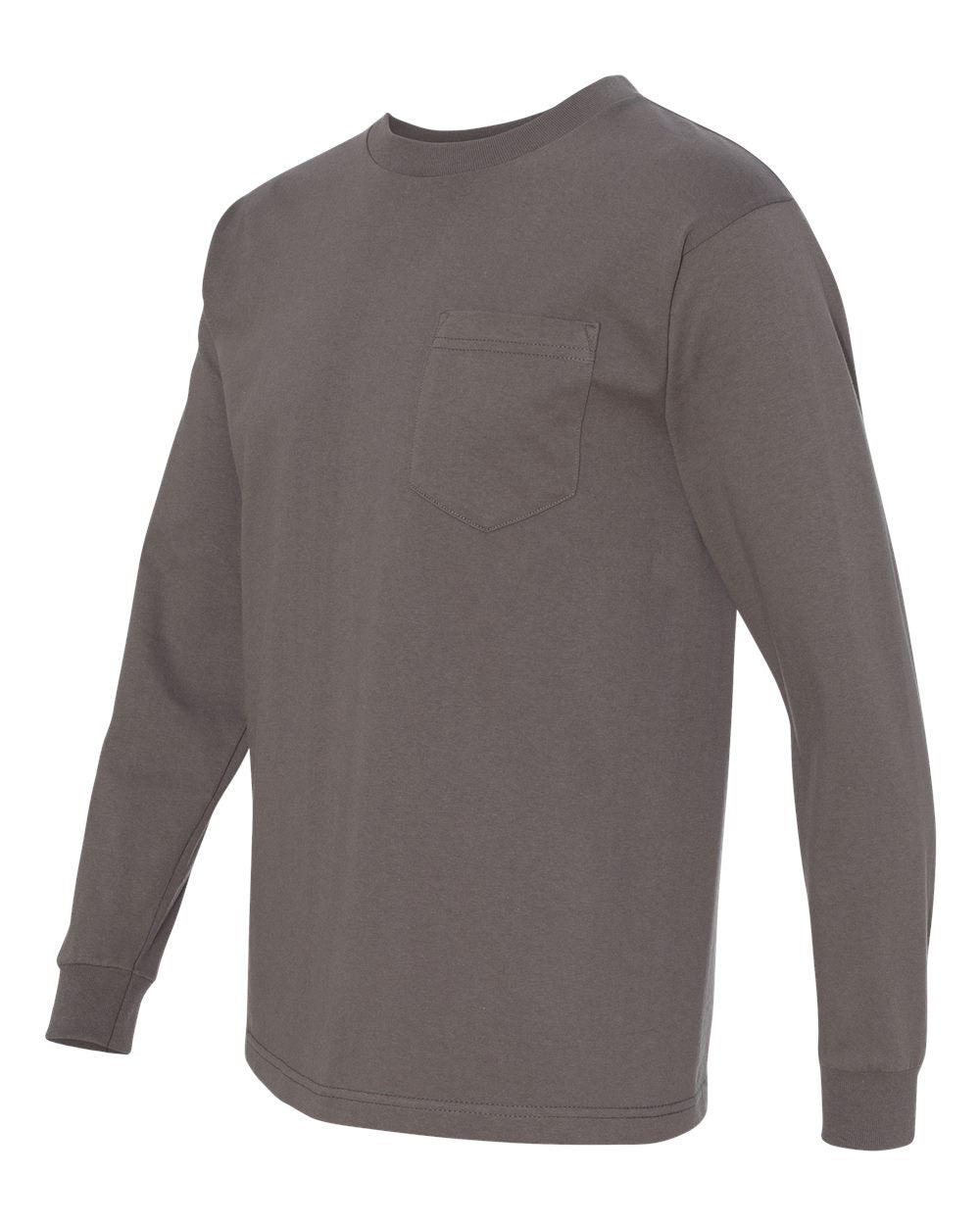 Bayside - USA-Made Long Sleeve Pocket T-Shirt - 8100
