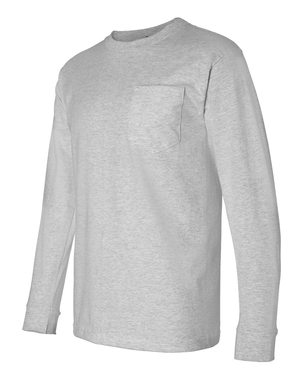 Bayside - USA-Made Long Sleeve Pocket T-Shirt - 8100