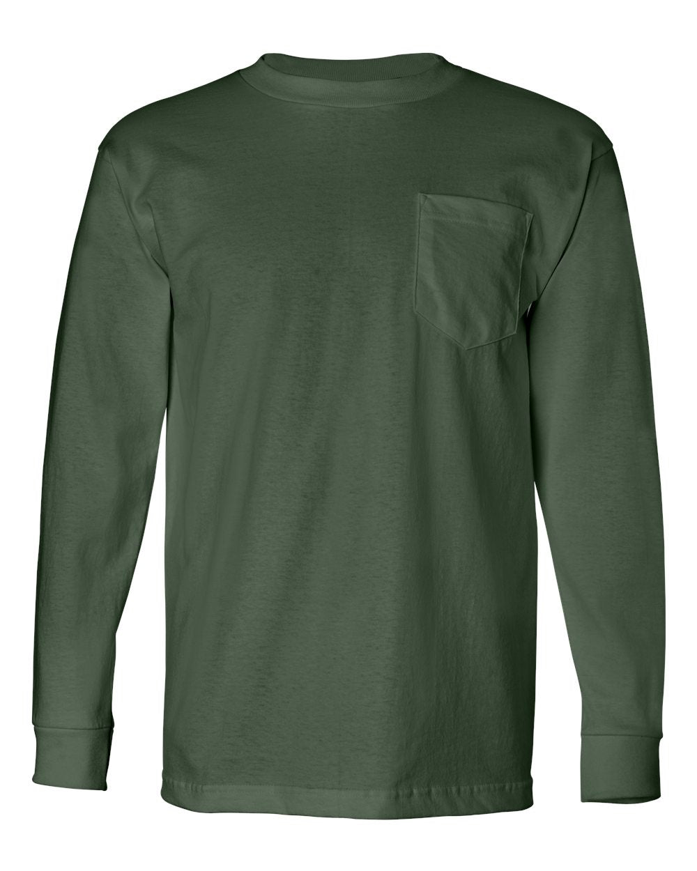 Bayside - USA-Made Long Sleeve Pocket T-Shirt - 8100
