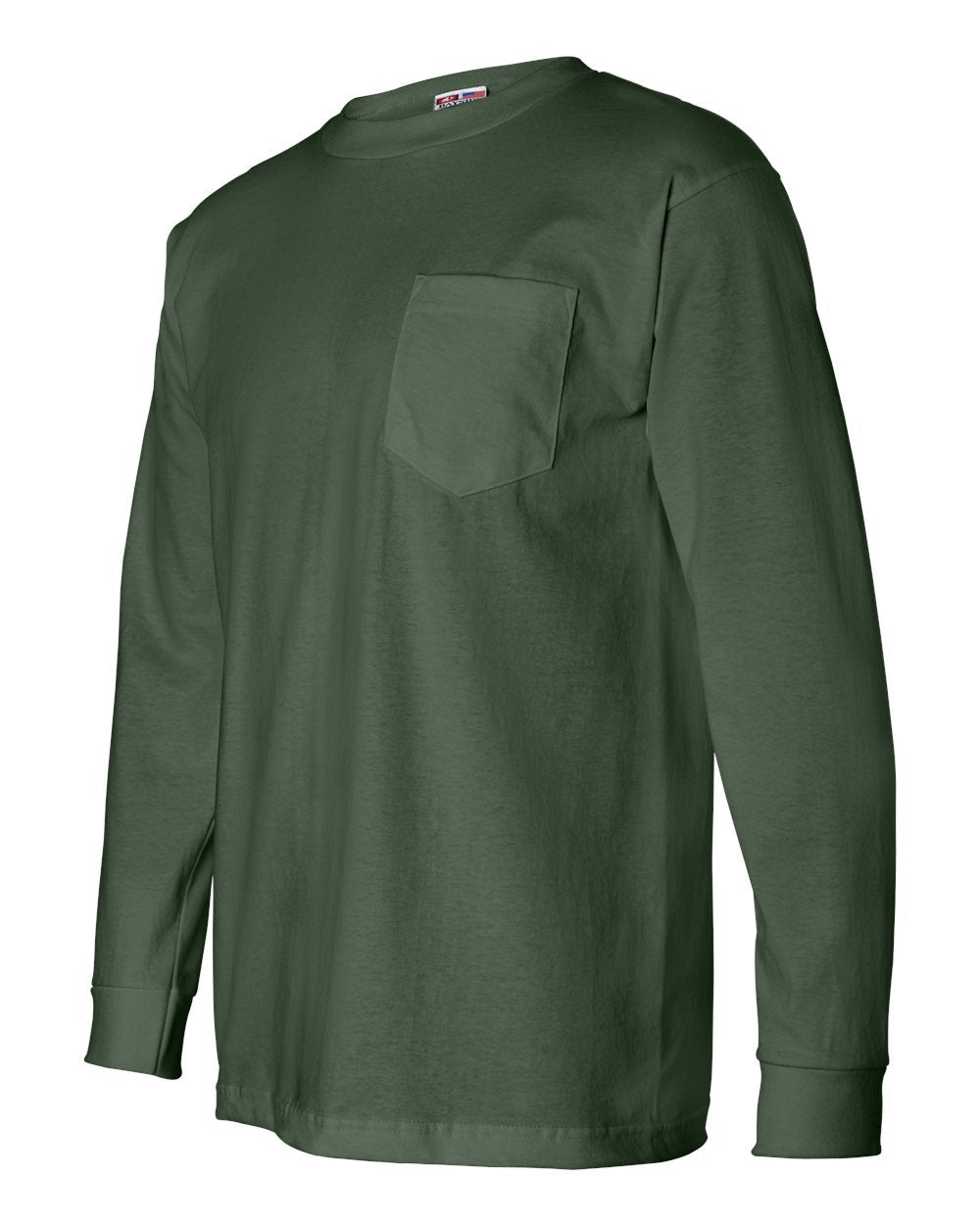 Bayside - USA-Made Long Sleeve Pocket T-Shirt - 8100