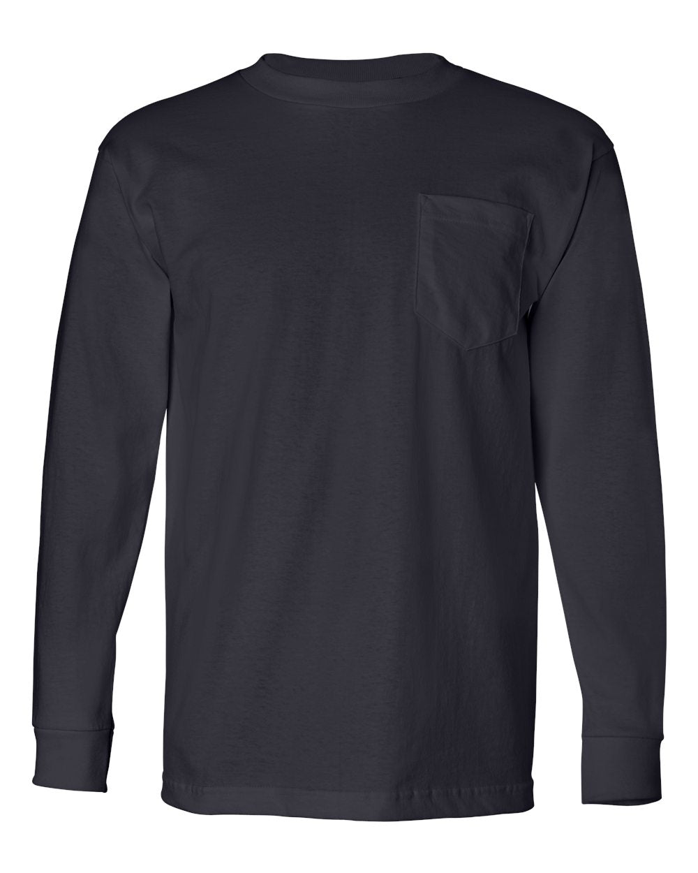 Bayside - USA-Made Long Sleeve Pocket T-Shirt - 8100