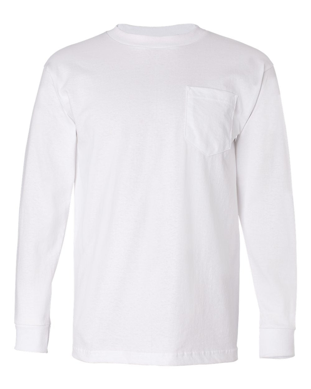 Bayside - USA-Made Long Sleeve Pocket T-Shirt - 8100