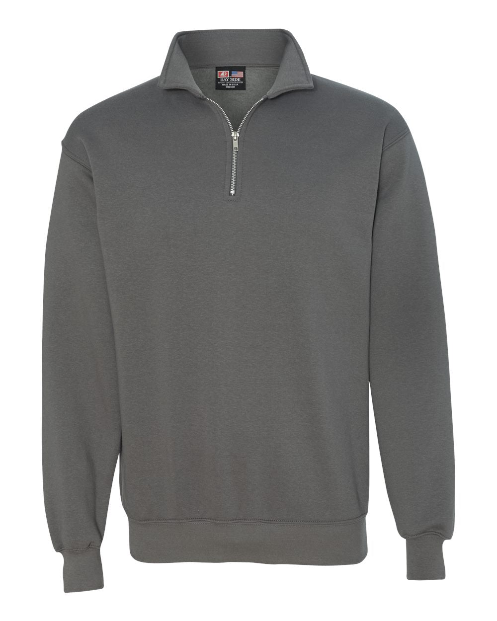 Bayside - USA-Made Quarter-Zip Pullover Sweatshirt - 920
